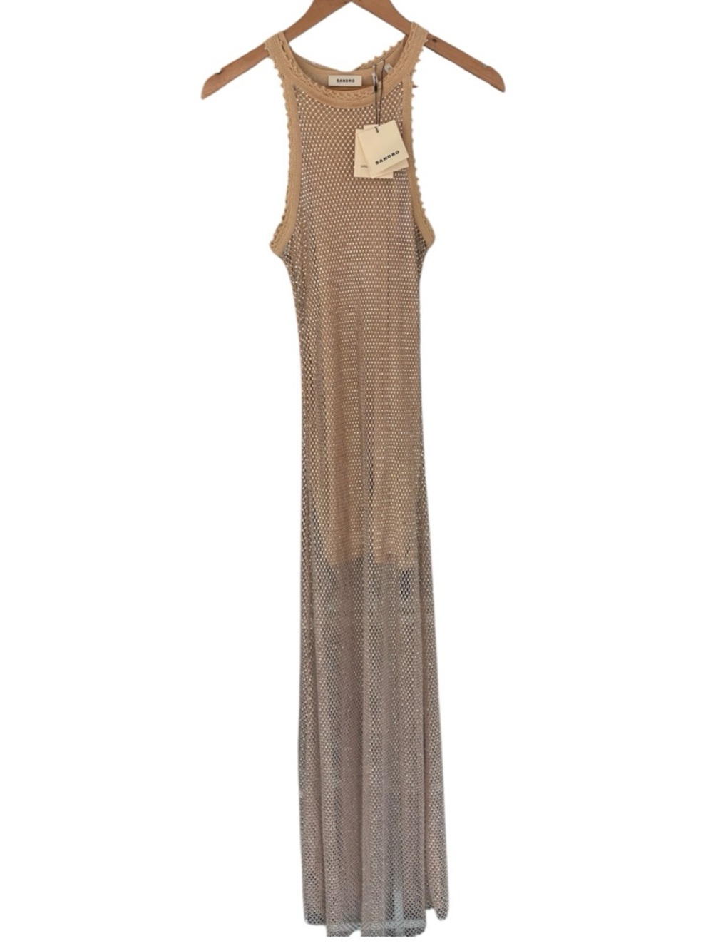 Sandro Hollywood Crystal Mesh Dress - Picture 5 of 7